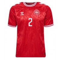 Camiseta Dinamarca Joachim Andersen #2 Primera Equipación Eurocopa 2024 manga corta